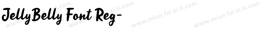JellyBelly Font Reg字体转换